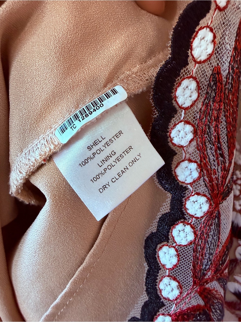 HARLYN for Anthropologie Embroidered Floral Mesh Fit & Flare Cocktail Dress S - Picture 5 of 5